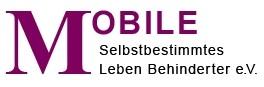 Schriftzug des Logos von MOBILE - Selbstbestimmtes Leben Behinderter e. V. 